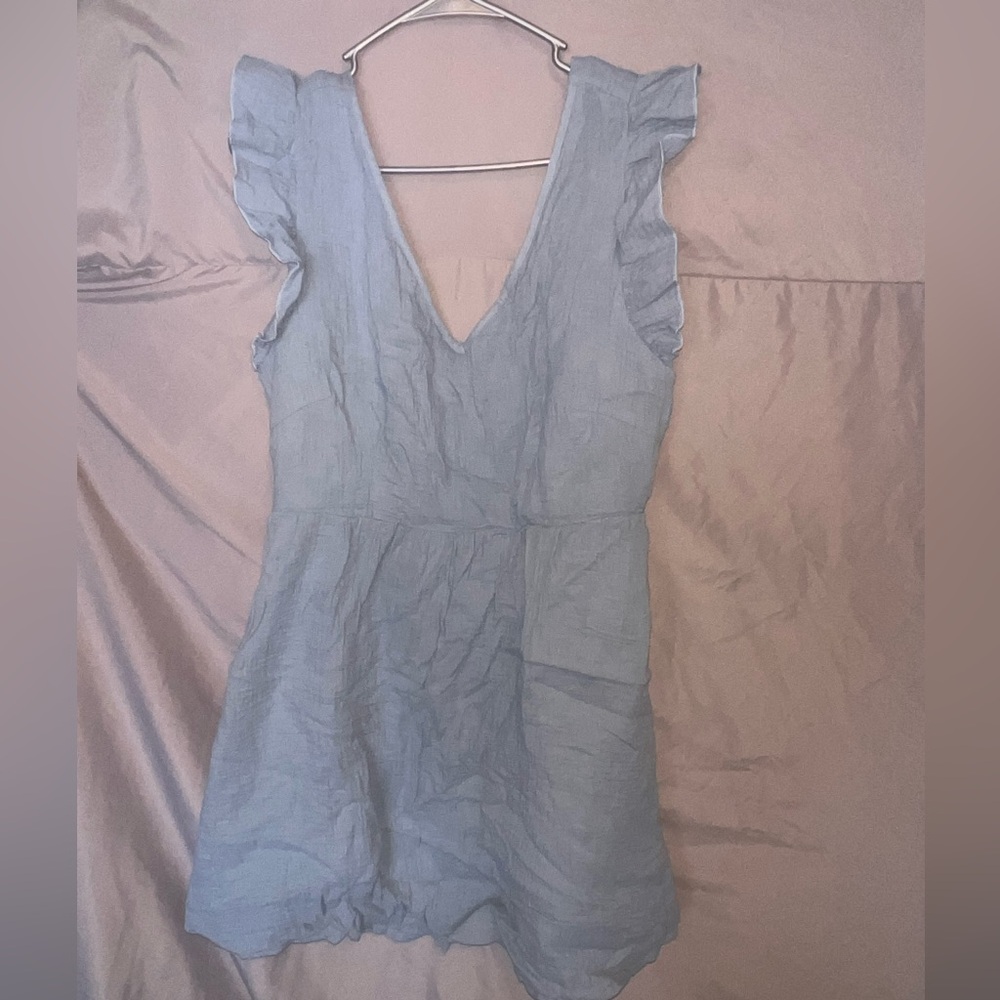 Cupshe Sky Blue Dress Size L